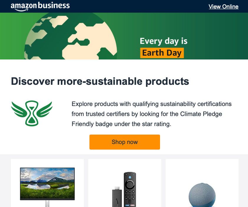 Amazon, Just Say No to Earth Day Marketing